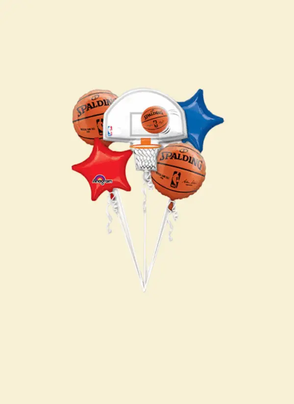 Basket Ball Helium Bouquet festive + fun 🎈