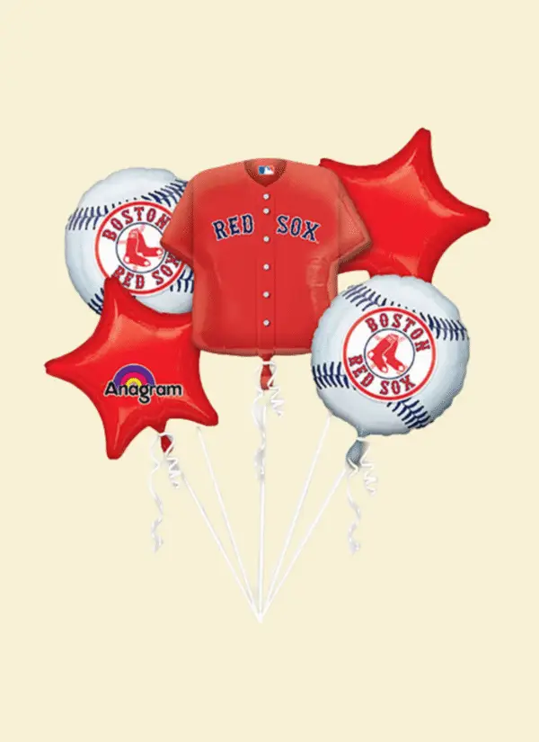 Red Sox Helium Balloon Bouquet