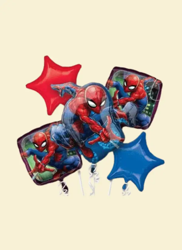 Spiderman Helium Balloon Bouquet